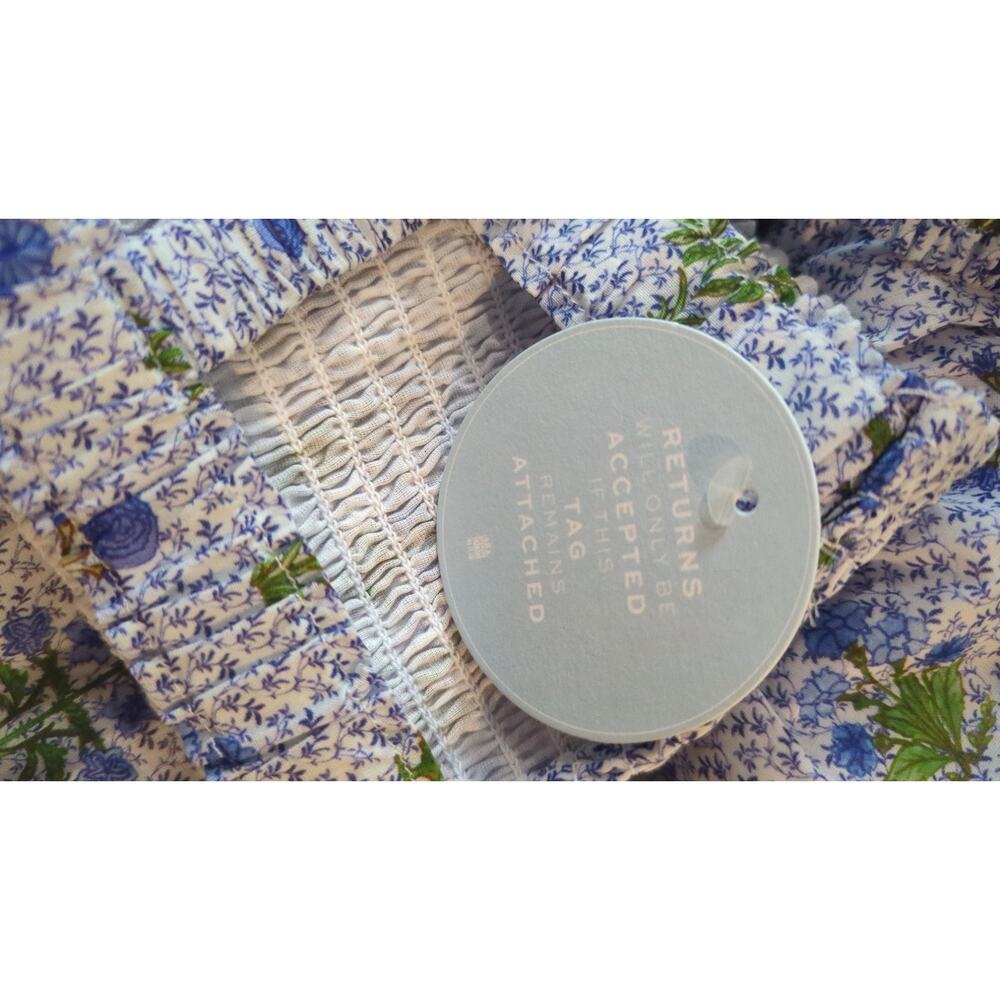Hill House The Anita Nap Dress Blue Floral NWT - Picture 4 of 9